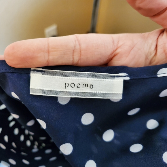 Modcloth Medium Format Memory Tunic in Navy Dots - Picture 7 of 8